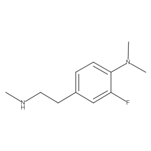 2-fluoro-N,N-dimethyl-4-[2-(methylamino)ethyl]aniline Structure