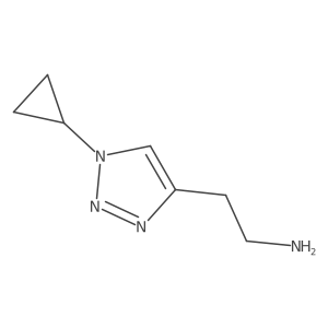 2-(1-cyclopropyl-1H-1,2,3-triazol-4-yl)ethan-1-amine Structure