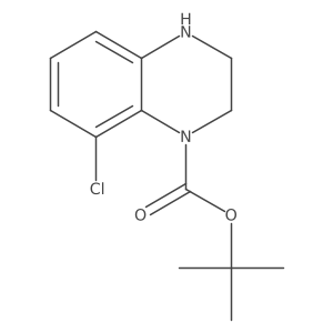 tert-Butyl 8-chloro-3,4-dihydroquinoxaline-1(2H)-carboxylate Structure