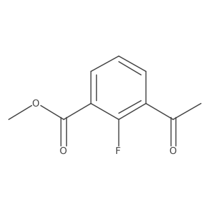 Methyl 3-acetyl-2-fluorobenzoate Structure