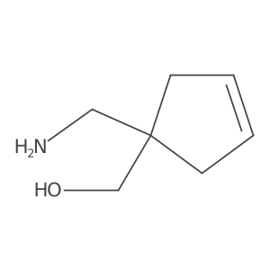 [1-(Aminomethyl)cyclopent-3-en-1-yl]methanol Structure