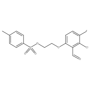 2-(3-Chloro-4-fluoro-2-formylphenoxy)ethyl 4-methylbenzenesulfonate Structure