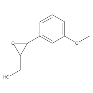 [3-(3-Methoxyphenyl)oxiran-2-yl]methanol结构式