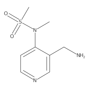 N-[3-(Aminomethyl)-4-pyridinyl]-N-methylmethanesulfonamide Structure