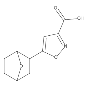 5-{7-Oxabicyclo[2.2.1]heptan-2-yl}-1,2-oxazole-3-carboxylic acid结构式
