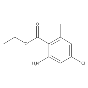 Ethyl 2-amino-4-chloro-6-methylbenzoate Structure