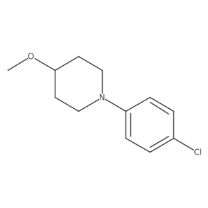 1-(4-Chlorophenyl)-4-methoxypiperidine Structure