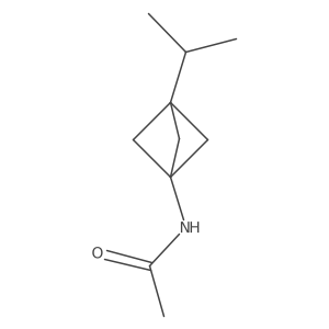 N-[3-(propan-2-yl)bicyclo[1.1.1]pentan-1-yl]acetamide结构式