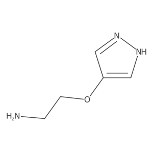 2-(1H-pyrazol-4-yloxy)ethan-1-amine Structure