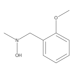 N-[(2-methoxyphenyl)methyl]-N-methylhydroxylamine结构式