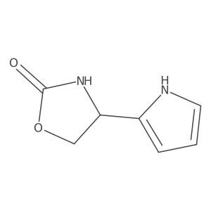 4-(1H-pyrrol-2-yl)-1,3-oxazolidin-2-one结构式