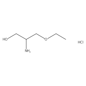 2-Amino-3-ethoxypropan-1-ol hydrochloride结构式