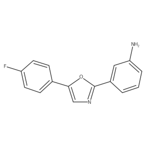 3-(5-(4-Fluorophenyl)oxazol-2-yl)aniline Structure