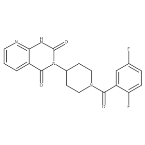 3-(1-(2,5-difluorobenzoyl)piperidin-4-yl)pyrido[2,3-d]pyrimidine-2,4(1H,3H)-dione Structure