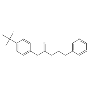 1-(2-(Pyrimidin-5-yl)ethyl)-3-(4-(trifluoromethyl)phenyl)urea Structure