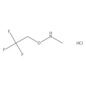 Methyl(2,2,2-trifluoroethoxy)amine hydrochloride Structure