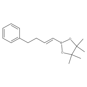 4,4,5,5-Tetramethyl-2-(4-phenylbut-1-en-1-yl)-1,3,2-dioxaborolane结构式