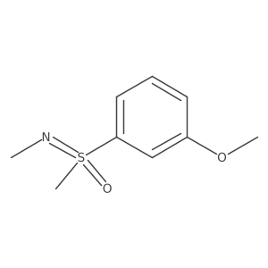 [(3-Methoxyphenyl)(methyl)oxo-lambda6-sulfanylidene](methyl)amine结构式