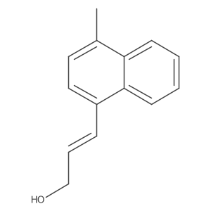 3-(4-Methylnaphthalen-1-yl)prop-2-en-1-ol Structure