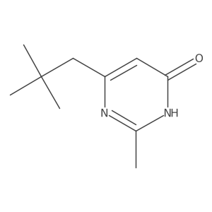 2-Methyl-6-neopentylpyrimidin-4-ol Structure