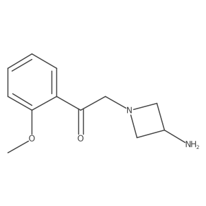 2-(3-Aminoazetidin-1-yl)-1-(2-methoxyphenyl)ethan-1-one Structure