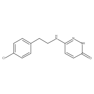 6-((4-Chlorophenethyl)amino)pyridazin-3-ol结构式