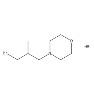 4-(3-Bromo-2-methylpropyl)morpholine hydrobromide结构式