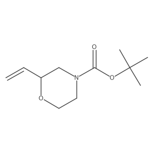 tert-butyl (2R)-2-ethenylmorpholine-4-carboxylate Structure