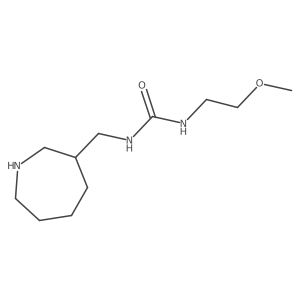 1-[(Azepan-3-yl)methyl]-3-(2-methoxyethyl)urea结构式