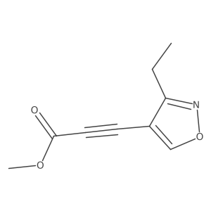 Methyl 3-(3-ethyl-1,2-oxazol-4-yl)prop-2-ynoate Structure