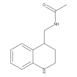 N-[(1,2,3,4-tetrahydroquinolin-4-yl)methyl]acetamide结构式