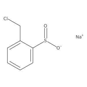 Sodium 2-(chloromethyl)benzene-1-sulfinate Structure