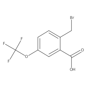 2-Bromomethyl-5-(trifluoromethoxy)benzoic acid Structure