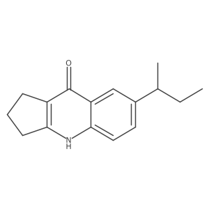 2,3-Dihydro-7-(1-methylpropyl)-1H-cyclopenta[b]quinolin-9-ol结构式
