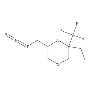 6-(Azidomethyl)-2-ethyl-2-(trifluoromethyl)-1,4-dioxane结构式