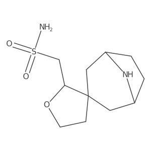 {8-Azaspiro[bicyclo[3.2.1]octane-3,3'-oxolane]-2'-yl}methanesulfonamide结构式