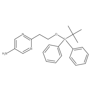 2-(2-((Tert-butyldiphenylsilyl)oxy)ethyl)pyrimidin-5-amine Structure