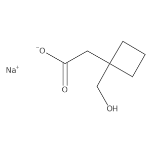 Sodium 2-(1-(hydroxymethyl)cyclobutyl)acetate Structure