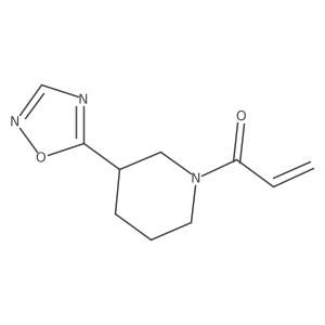 1-[3-(1,2,4-Oxadiazol-5-yl)piperidin-1-yl]prop-2-en-1-one Structure
