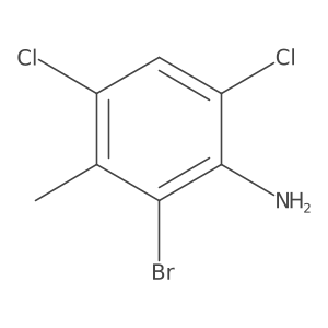 6-Bromo-2,4-dichloro-5-methylaniline Structure