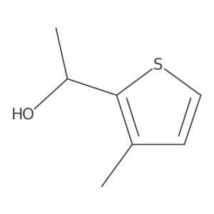 (S)-1-(3-Methylthiophen-2-yl)ethan-1-ol结构式