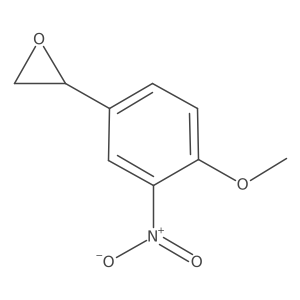 (2S)-2-(4-methoxy-3-nitrophenyl)oxirane结构式