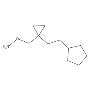 O-{[1-(2-cyclopentylethyl)cyclopropyl]methyl}hydroxylamine结构式