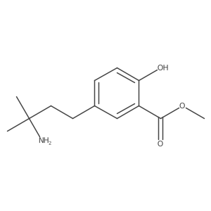 Methyl 5-(3-amino-3-methylbutyl)-2-hydroxybenzoate Structure
