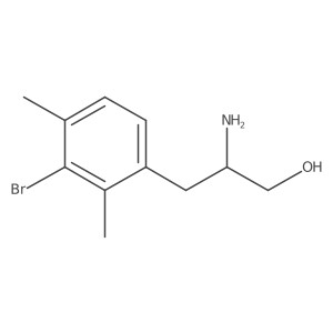 2-Amino-3-(3-bromo-2,4-dimethylphenyl)propan-1-ol Structure