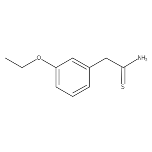 2-(3-Ethoxyphenyl)ethanethioamide Structure
