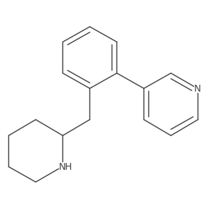 3-[2-(Piperidin-2-ylmethyl)phenyl]pyridine结构式