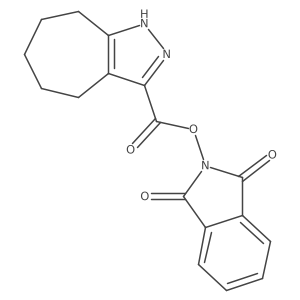 1,3-dioxo-2,3-dihydro-1H-isoindol-2-yl 1H,4H,5H,6H,7H,8H-cyclohepta[c]pyrazole-3-carboxylate Structure