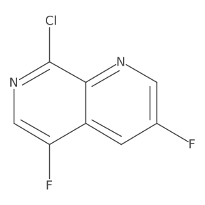 8-Chloro-3,5-difluoro-1,7-naphthyridine Structure
