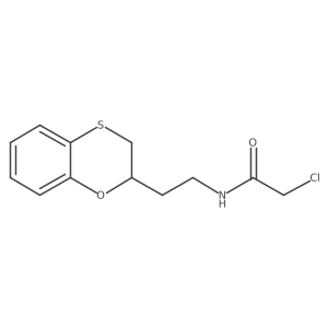 2-Chloro-N-[2-(2,3-dihydro-1,4-benzoxathiin-2-yl)ethyl]acetamide结构式